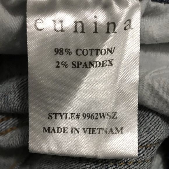 Eunina Mid Rise Destructed Skinny Jeans Size 28 - Picture 5 of 7